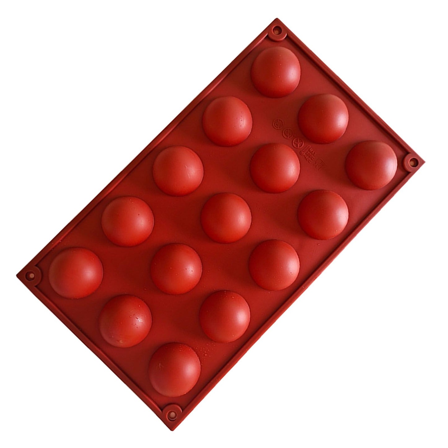 Semi Sphere Mold 15 Holes Silicone Semicircle Baking Mold for Cake Chocolate Mousse