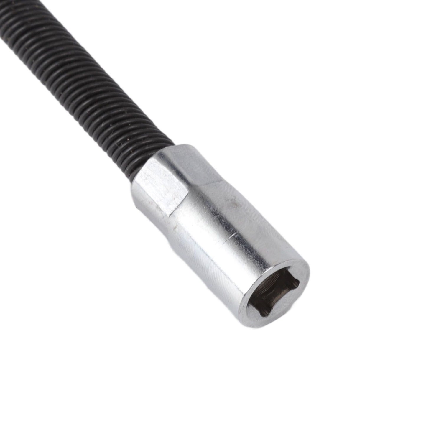 Wrench Extension Rod Bendable Universal Flexible Shaft Sleeve Extension Bar for Factory Workshop Black 1/4