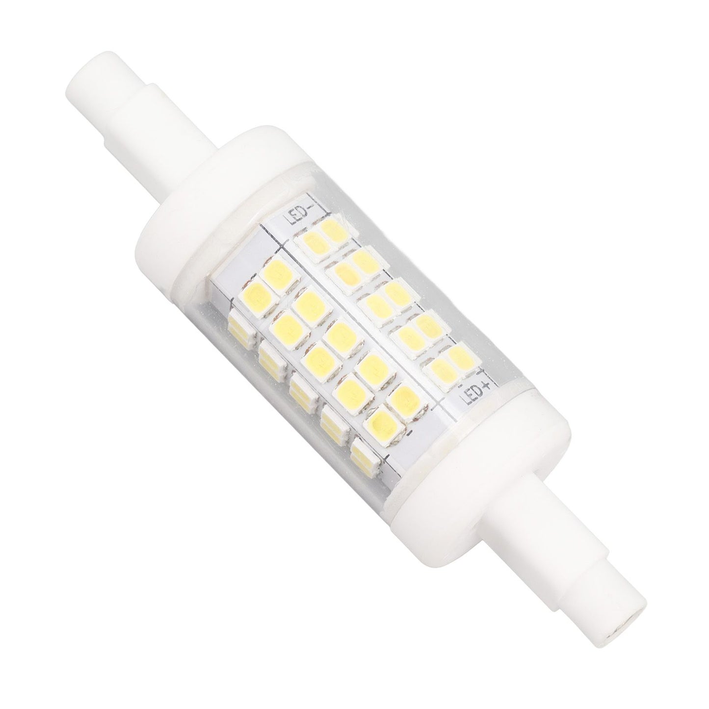R7s LED Bulb 80mm 5W Double End Floodlight with 60LED 6000K White Light Corn Lighting for Replacement 220V