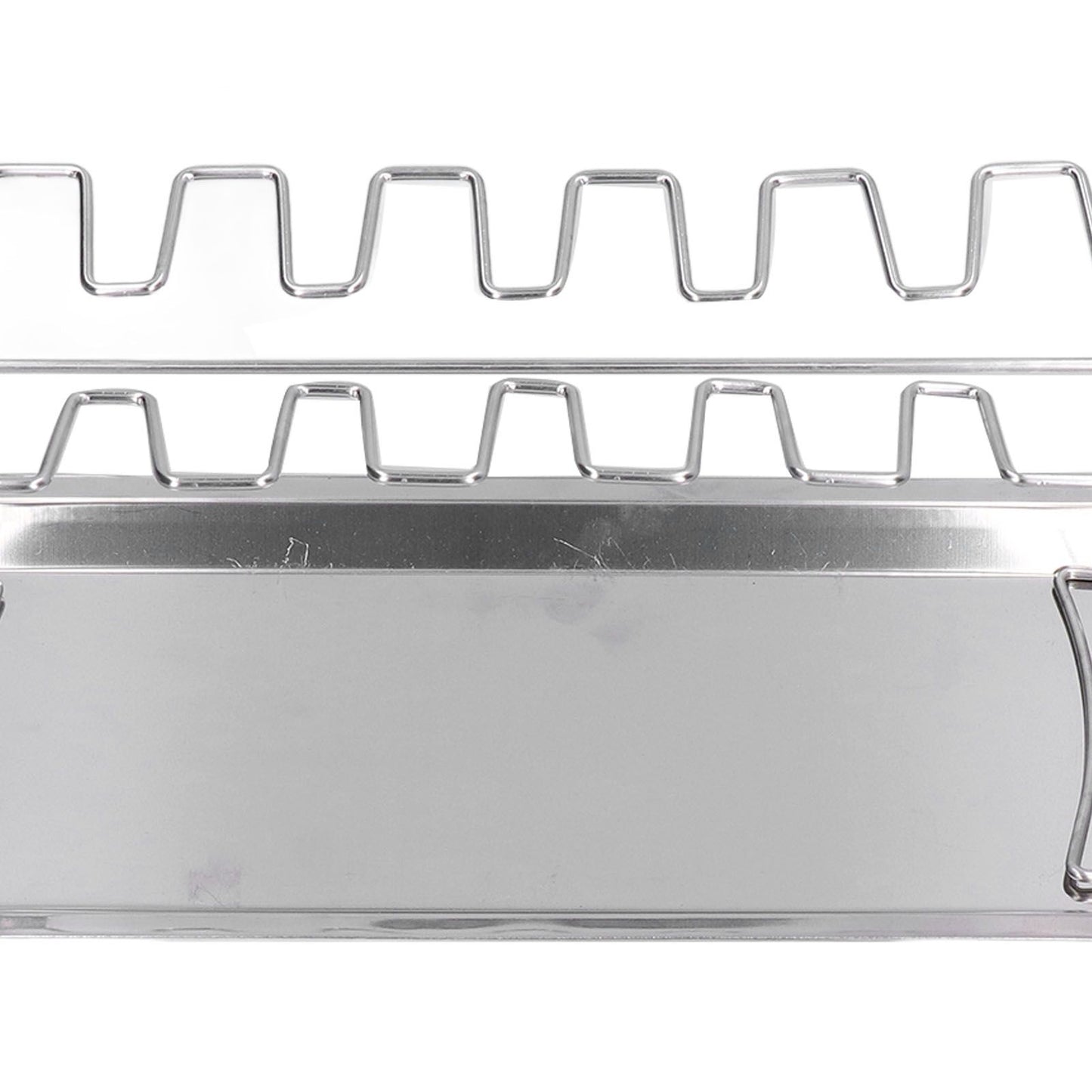 Chicken Wing Leg Rack Stainless Steel Foldable BBQ Rack Portable Grill Holder for Outdoor
