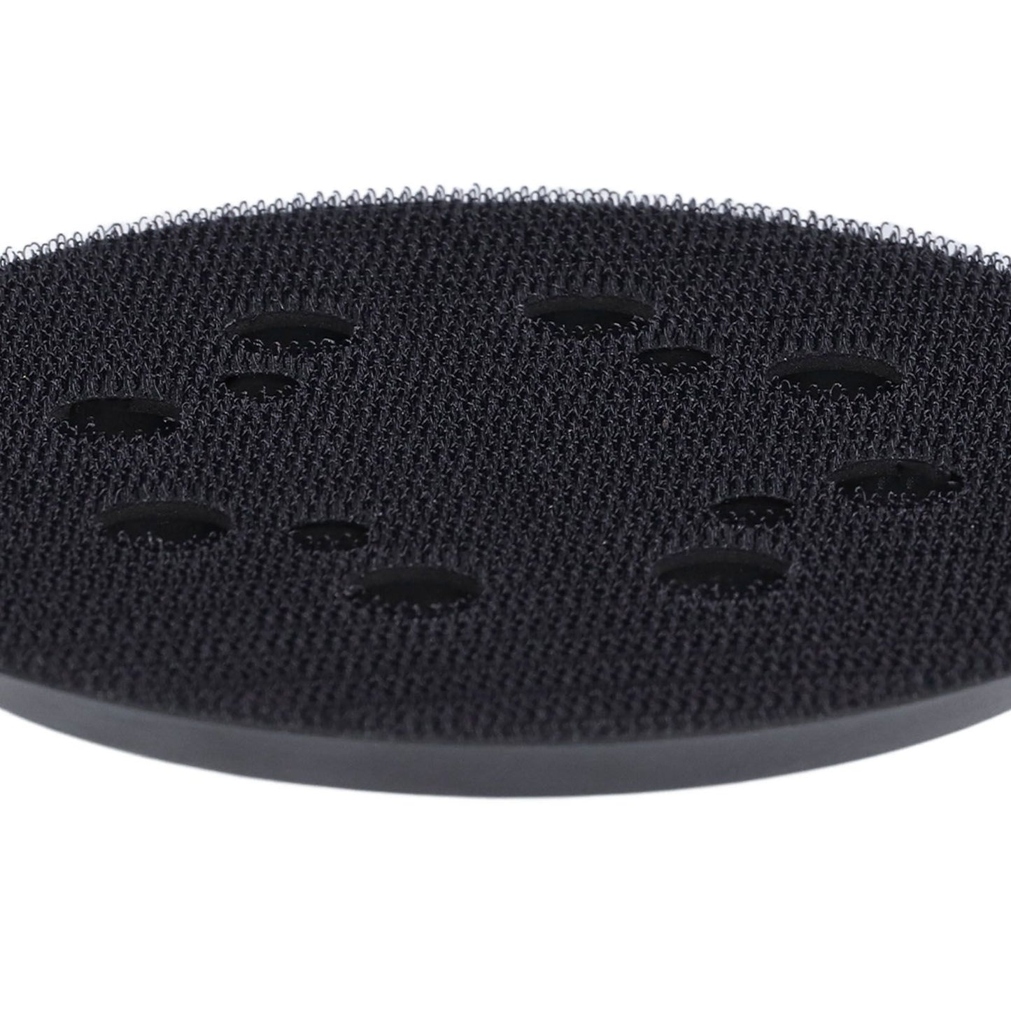 5in Polisher Backing Plate 8‑Hole Black Aluminum Alloy for Electric Sander Finishing Buffing