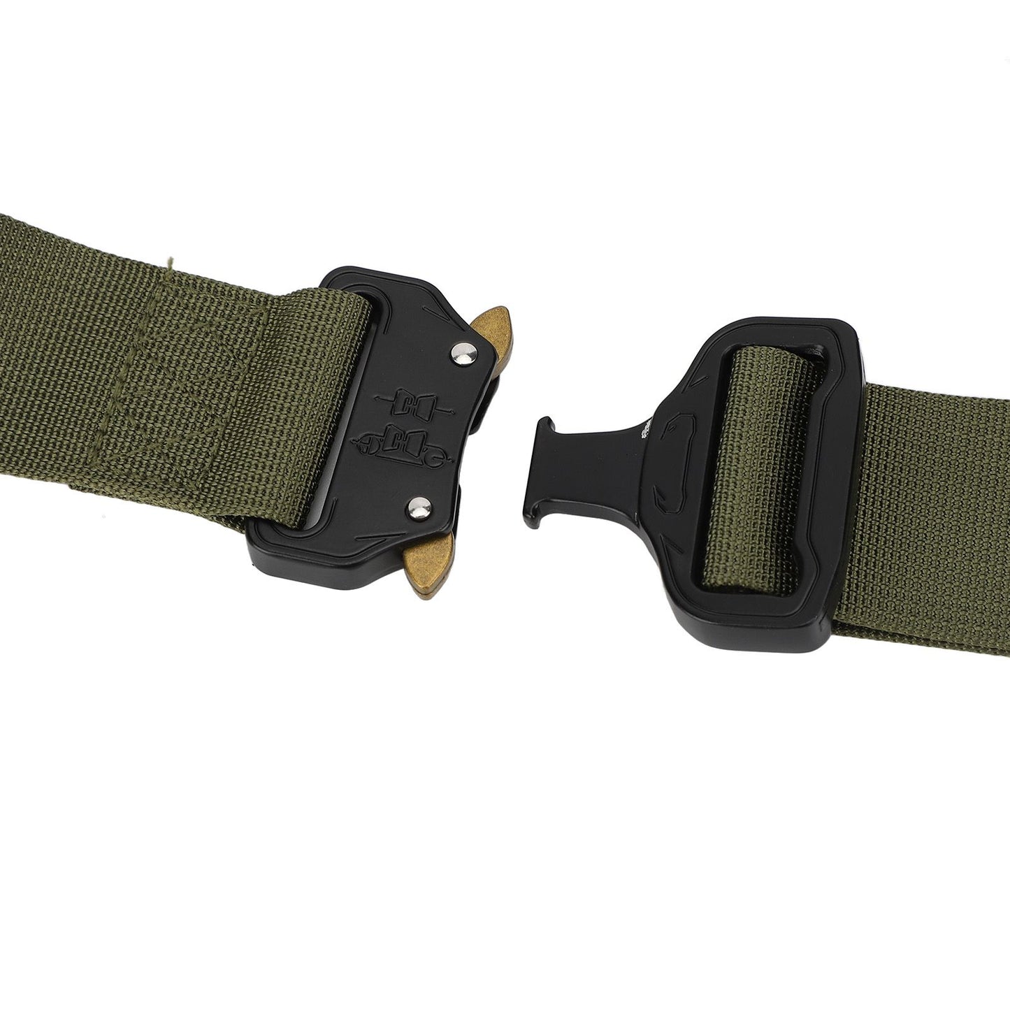 Waist Belt Quick Release Simple Stylish Durable Waterproof Sweatproof Multipurpose Outdoor Tactics BeltGreen