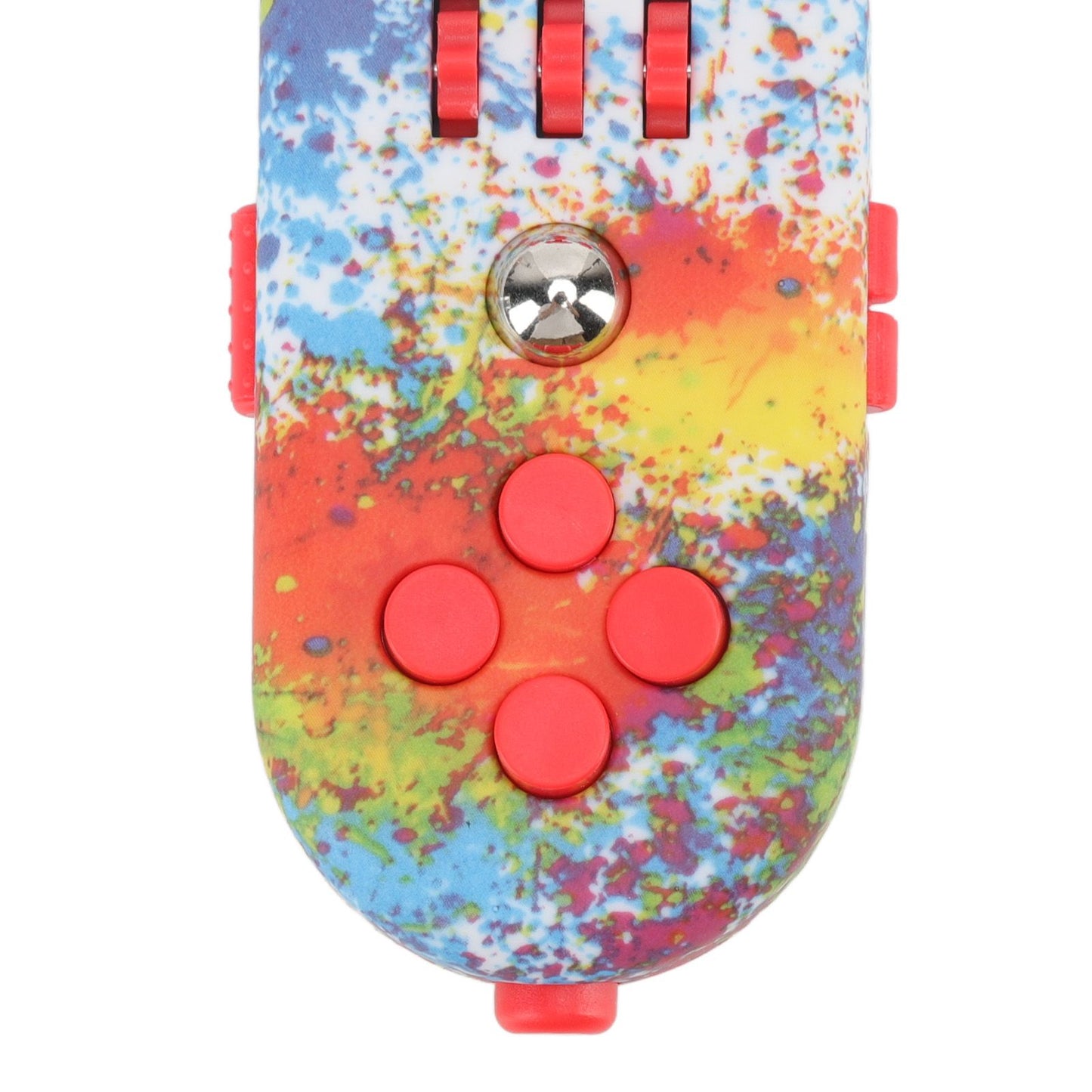 Fidget Toy Reduce Stress Relax Mood Portable Anxiety Sensory EDC Toy Sensory Fidgets Controller Pad 11 Graffiti Color