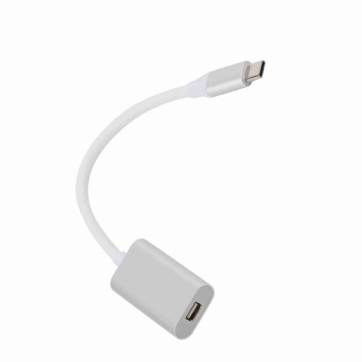 USB3.1 Typec To Mini DP Adapter USBC to Mini DP Adapter For Macbook Silver