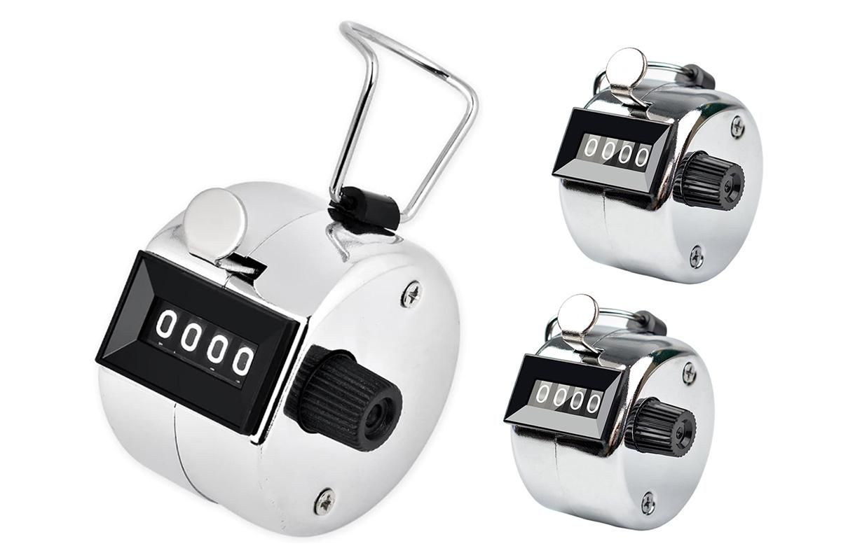 4 Digit Number Clicker Golf Hand Tally Counter