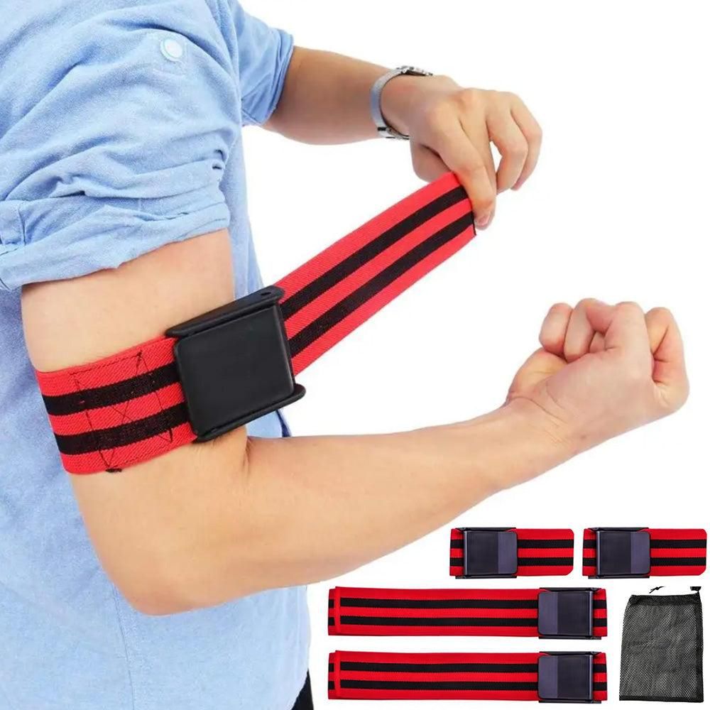 Bundle Booty Resistance Bands Blood Flow Restriction Straps for Glute and Hip Exercising Fitness Blue
