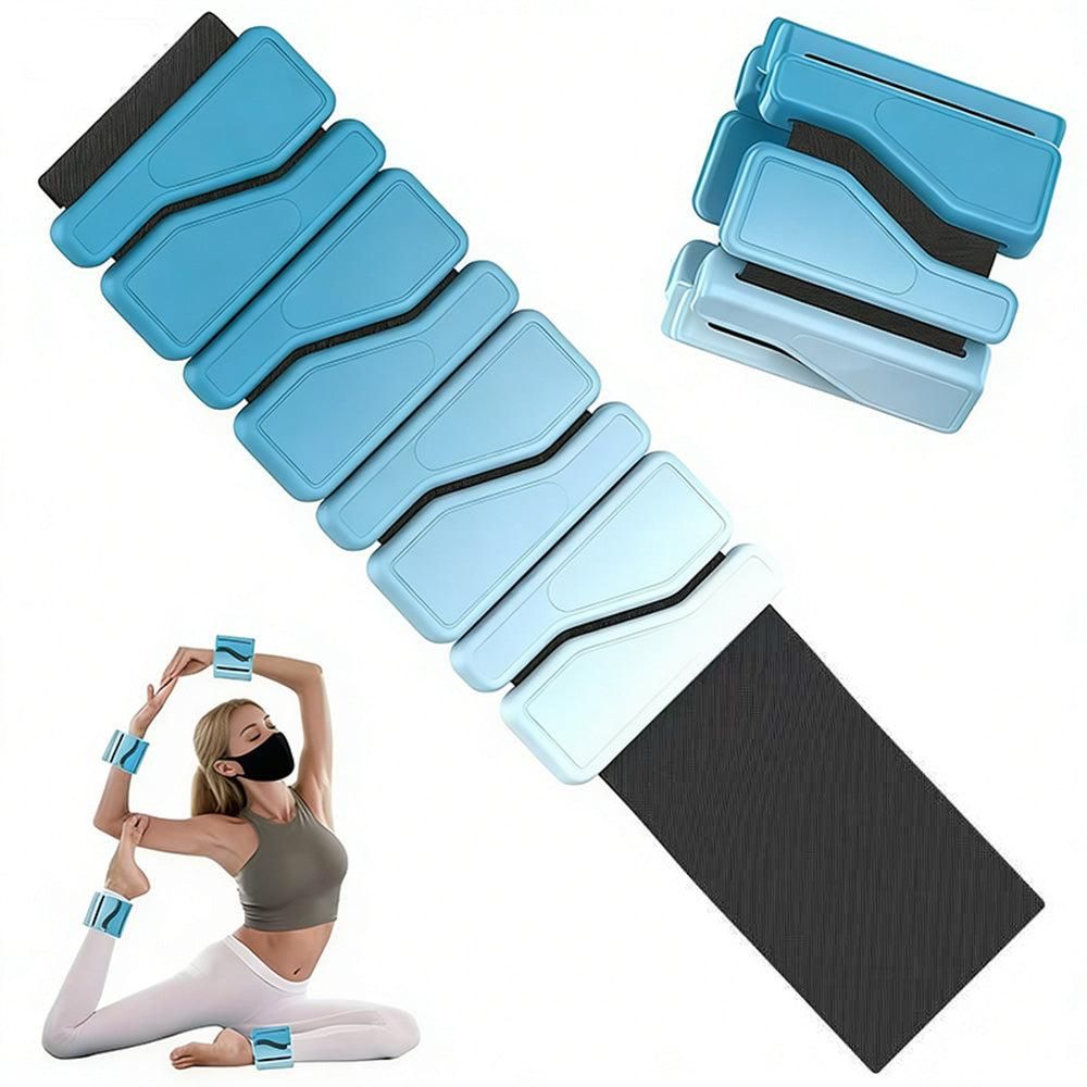 Weighted Silicone Wrist Bands Adjustable for Exercise Fitness & Strength Black
