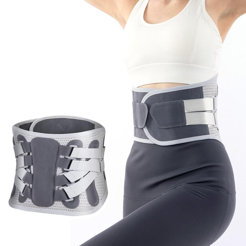 Adjustable Lumbar Support Belt Lower Back Brace With Lumbar Pad Waist Belt - XL