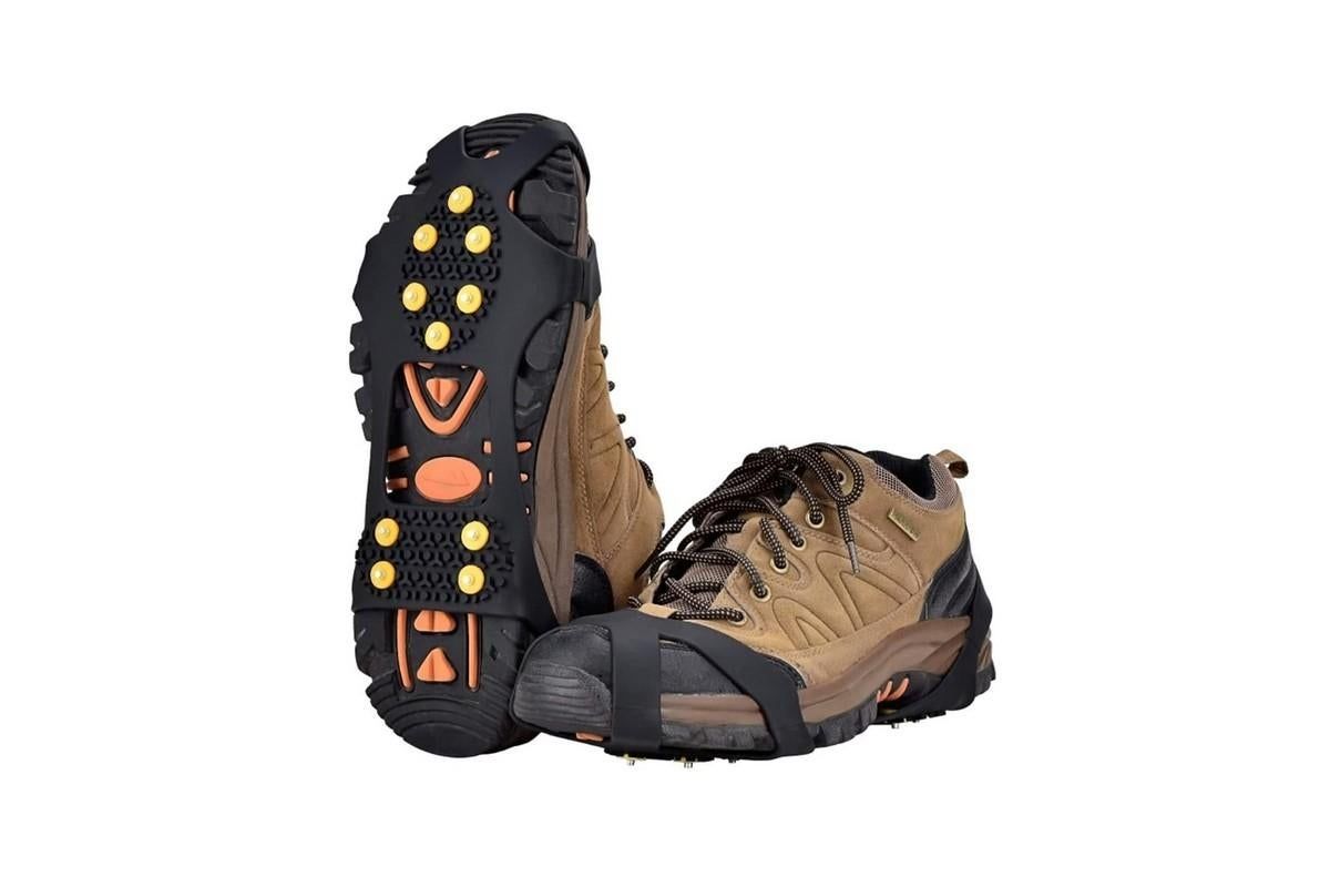 Ice Cleats Crampons Snow Shoe Spikes Grips Anti-Slip for Shoes Boots -M
