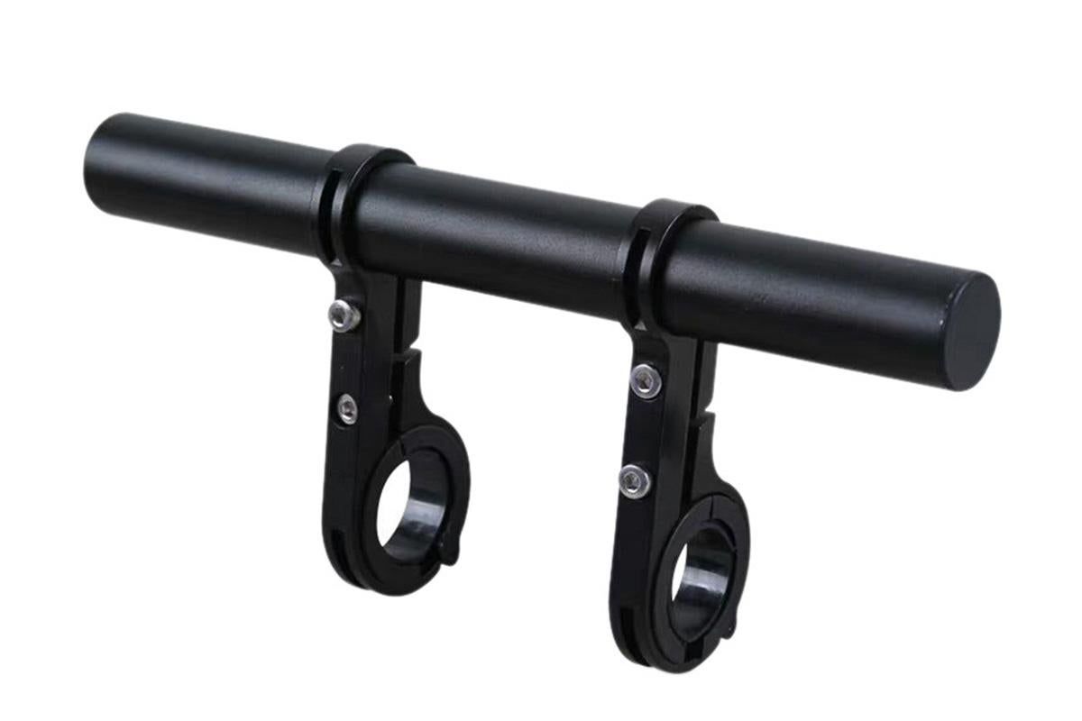 20cm Aluminum Alloy Bicycle Handlebar Extender Mount - Black