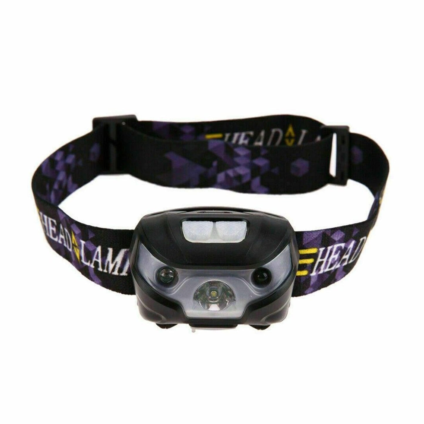 Headlamp Flashlight USB Rechargeable 1200 mAh Super Bright White LED Waterproof Bright Flashlight for Outdoors (2 Pack)