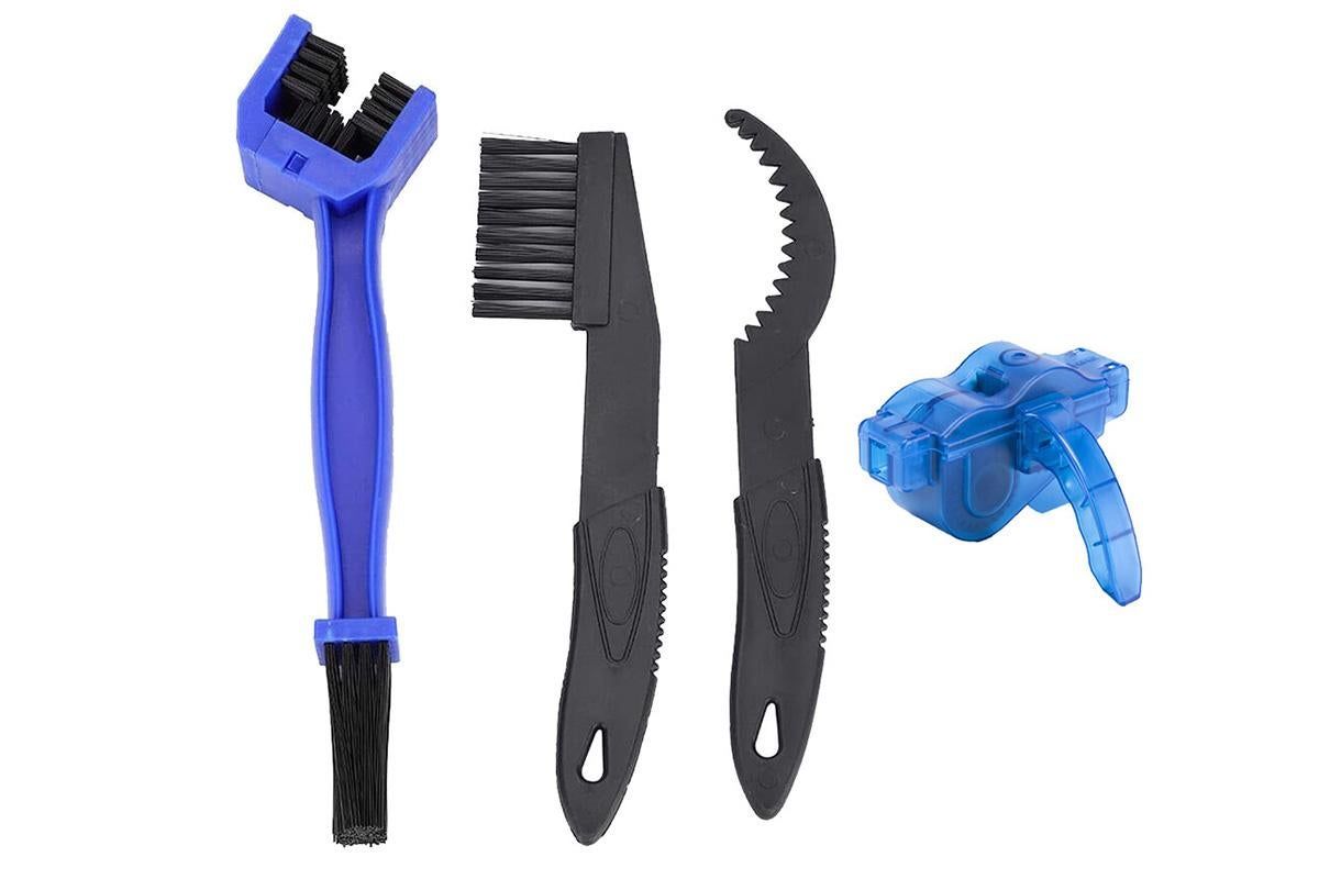 Bicycle Chain Cleaning Kit 360 Degree Rotating Brush Gear Scrubber Tool