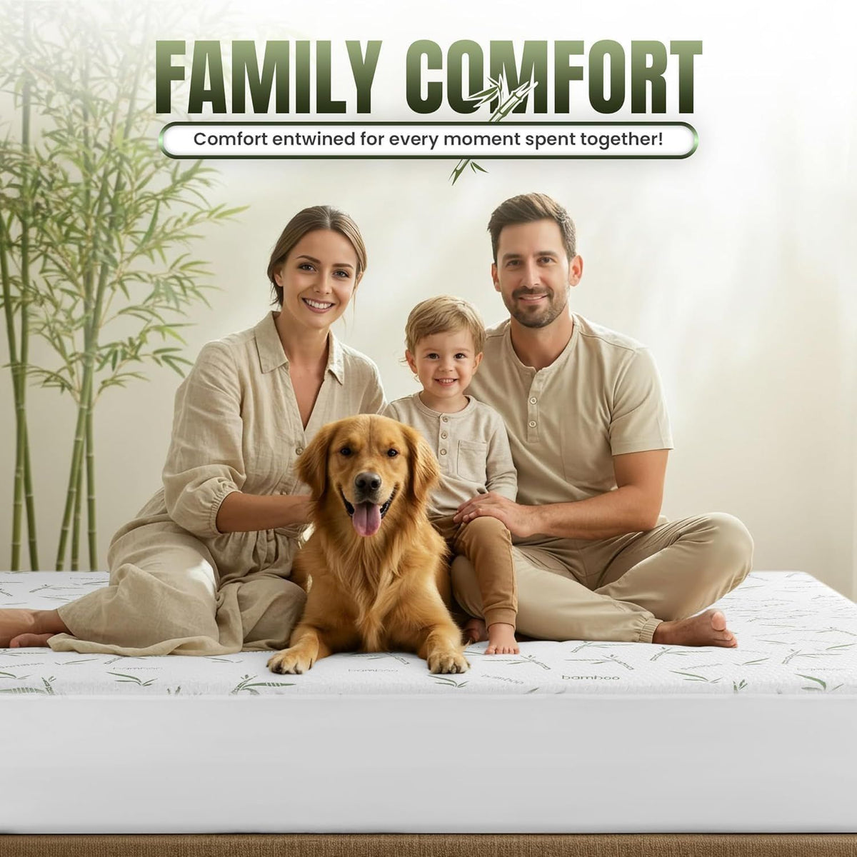 100% Waterproof King Single Mattress Protector, Breathable Mattress Cover King Single Size Bed, 3D Air Fabric Cooling Bed Pad Cover, Deep Pocket 40cm