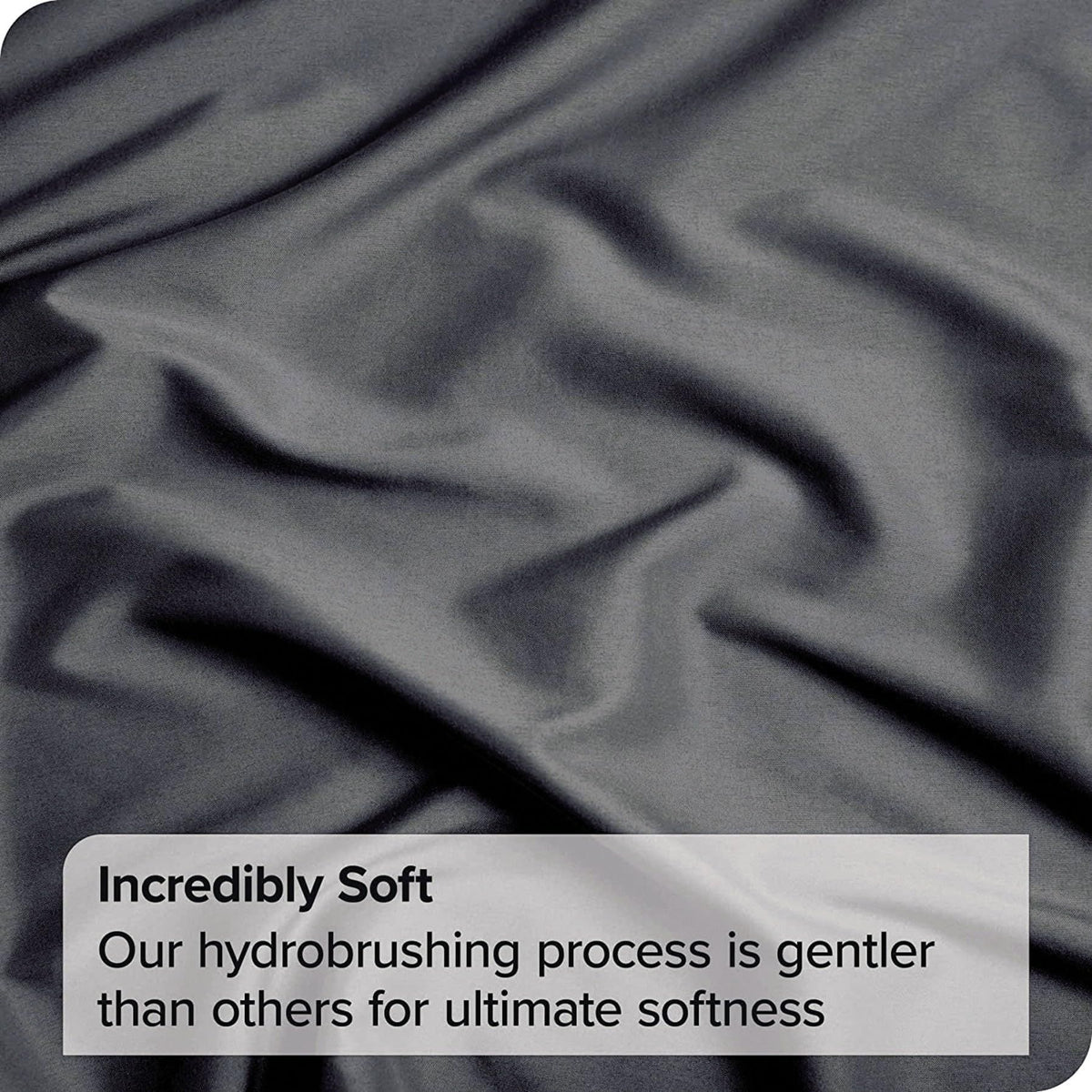 3 Piece Fitted Sheet Set- Fitted Sheet & Pillowcases -Breathable Bedding - Wrinkle, Fade, Stain Resistant- 40cm Deep Pocket Fitted Bed Sheet Set(Dark gray,Super King)