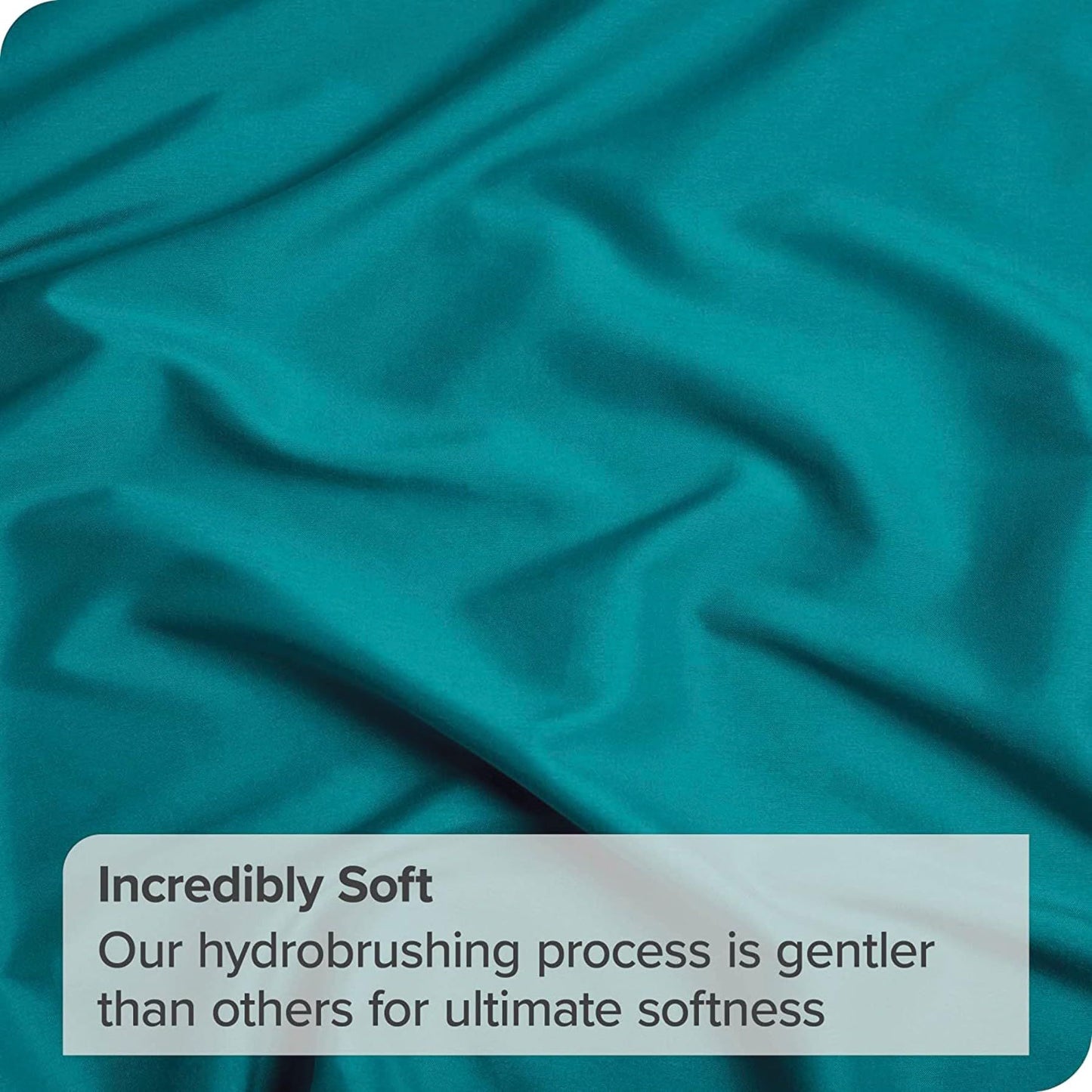 3 Piece Fitted Sheet Set- Fitted Sheet & Pillowcases -Breathable Bedding - Wrinkle, Fade, Stain Resistant- 40cm Deep Pocket Fitted Bed Sheet Set(Biscay blue,Super King)