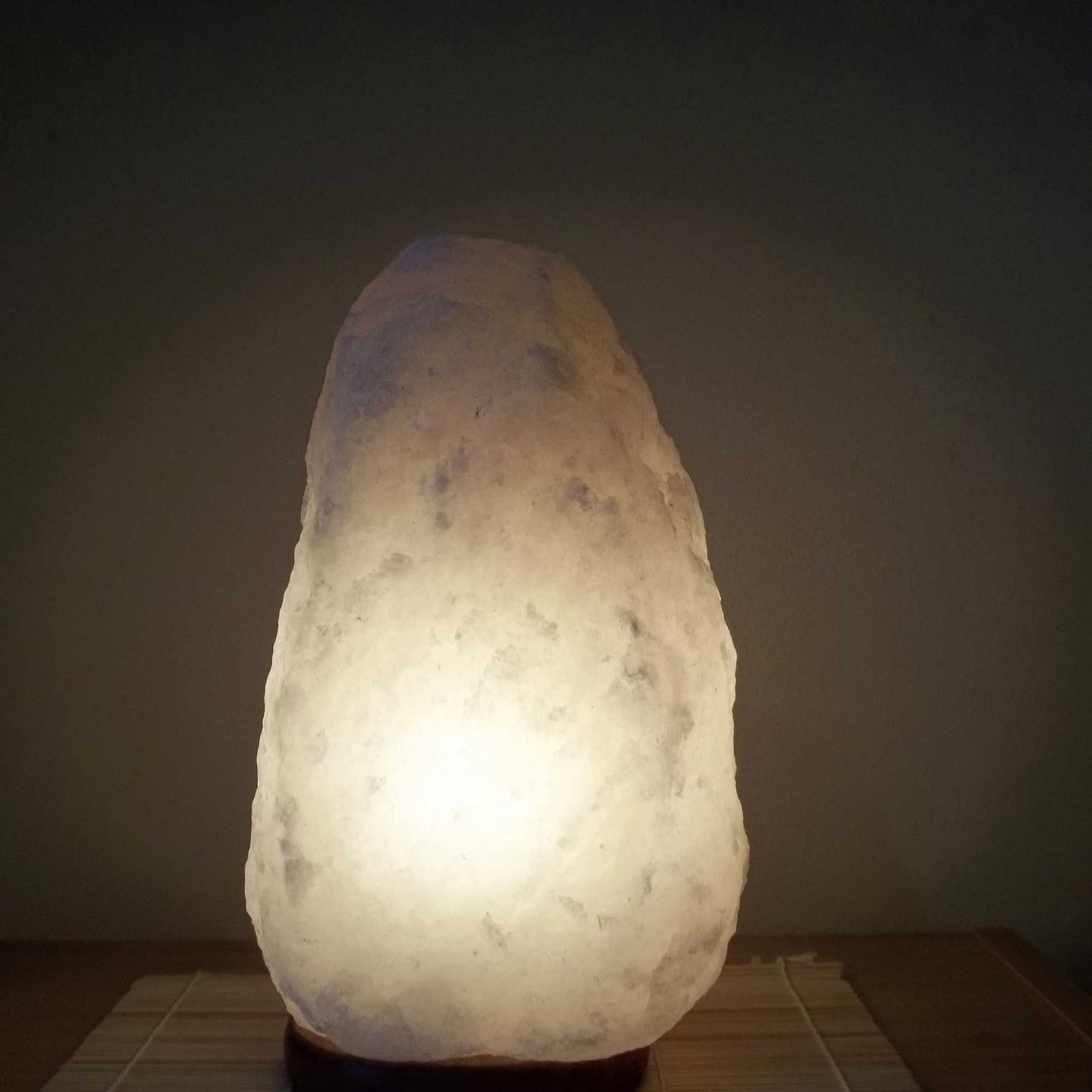 Orku 3-5Kg Himalayan White Salt Lamp - Natural Rock Shape Night Light