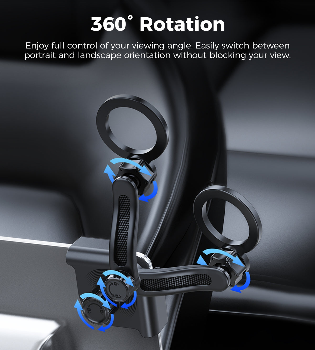 Choetech H090 Car Headrest Tablet & Phone Holder (4.7-10.2 inch)