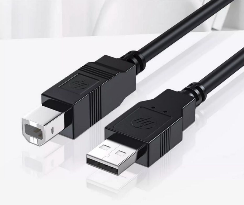 HP DHC-PT100-2M USB-A to USB-B v2.0 cable 2M Black