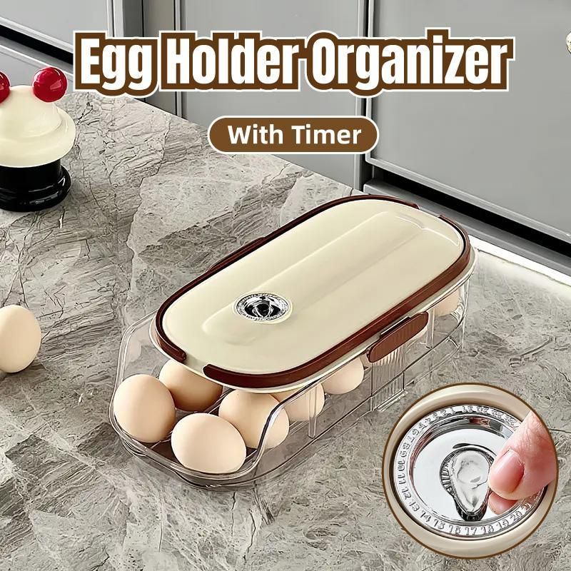 Home Egg Carton Kitchen Storage Organizer for Handheld Egg Holding and Display