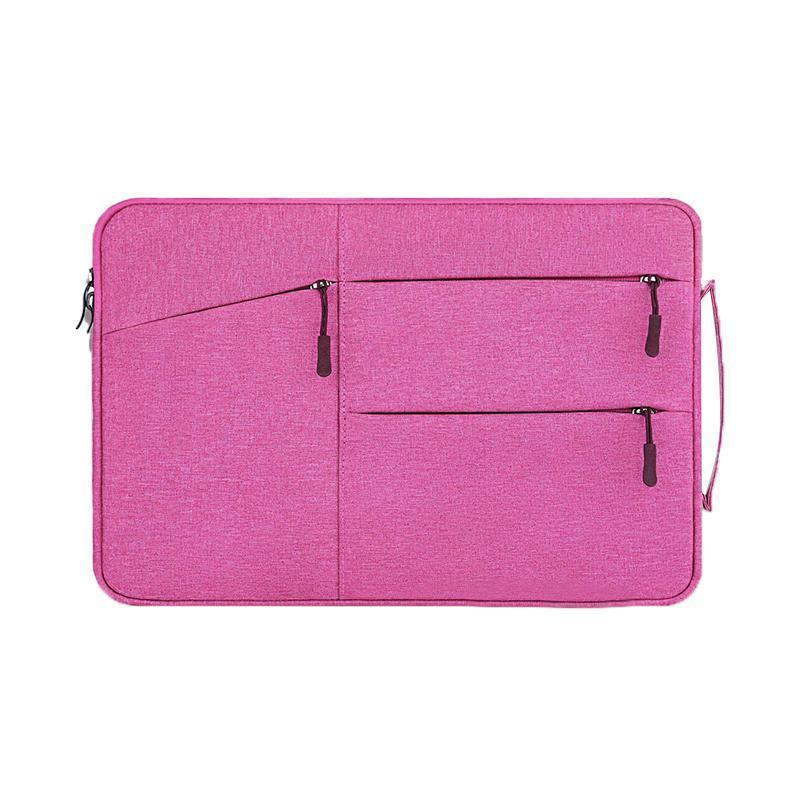 Laptop Sleeve Travel Bag Carry Case For MacBook Air Pro 14.1”-15.4” - Rose Red