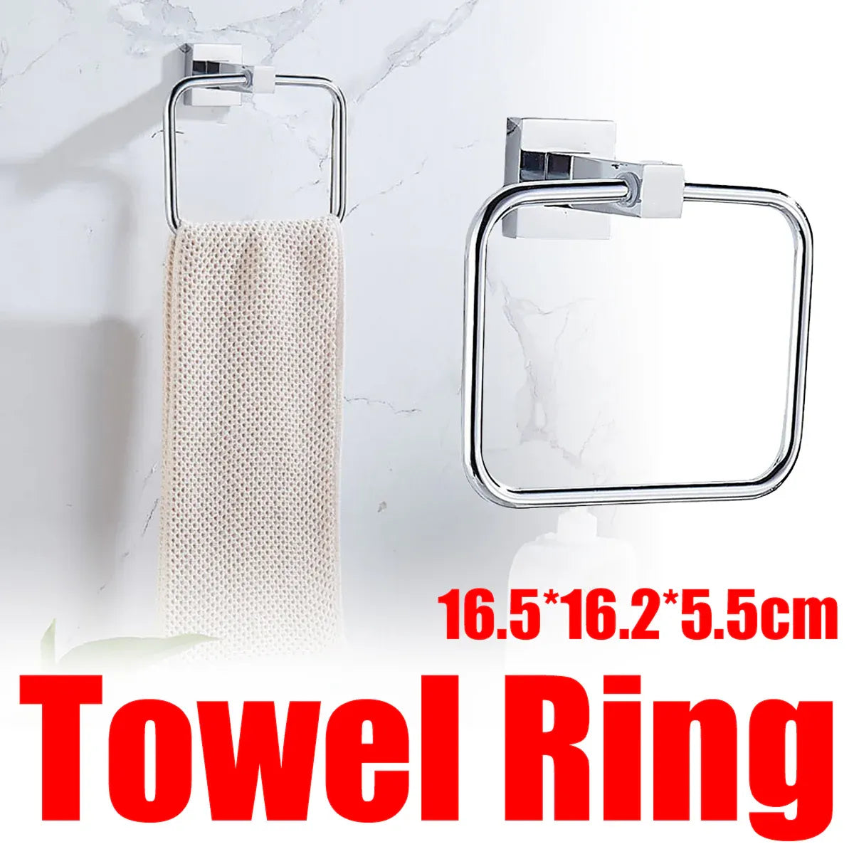 Bathroom Towel Rack and Towel Rod Hanger Wall Mounted for Bathroom Organizer