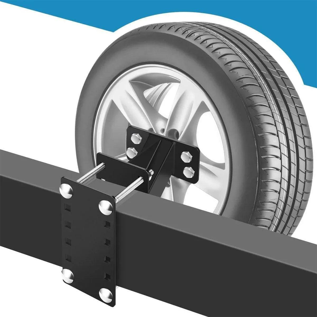 Heavy Duty Car Trailer Spare Tire Carrier Mount Universal Steel 150 lbs Capacity