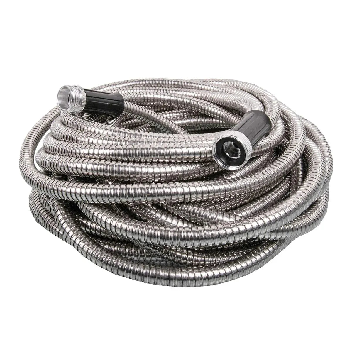 50FT Stainless Steel Garden Water Hose Telescopic Pipe Car Wash Flower Watering