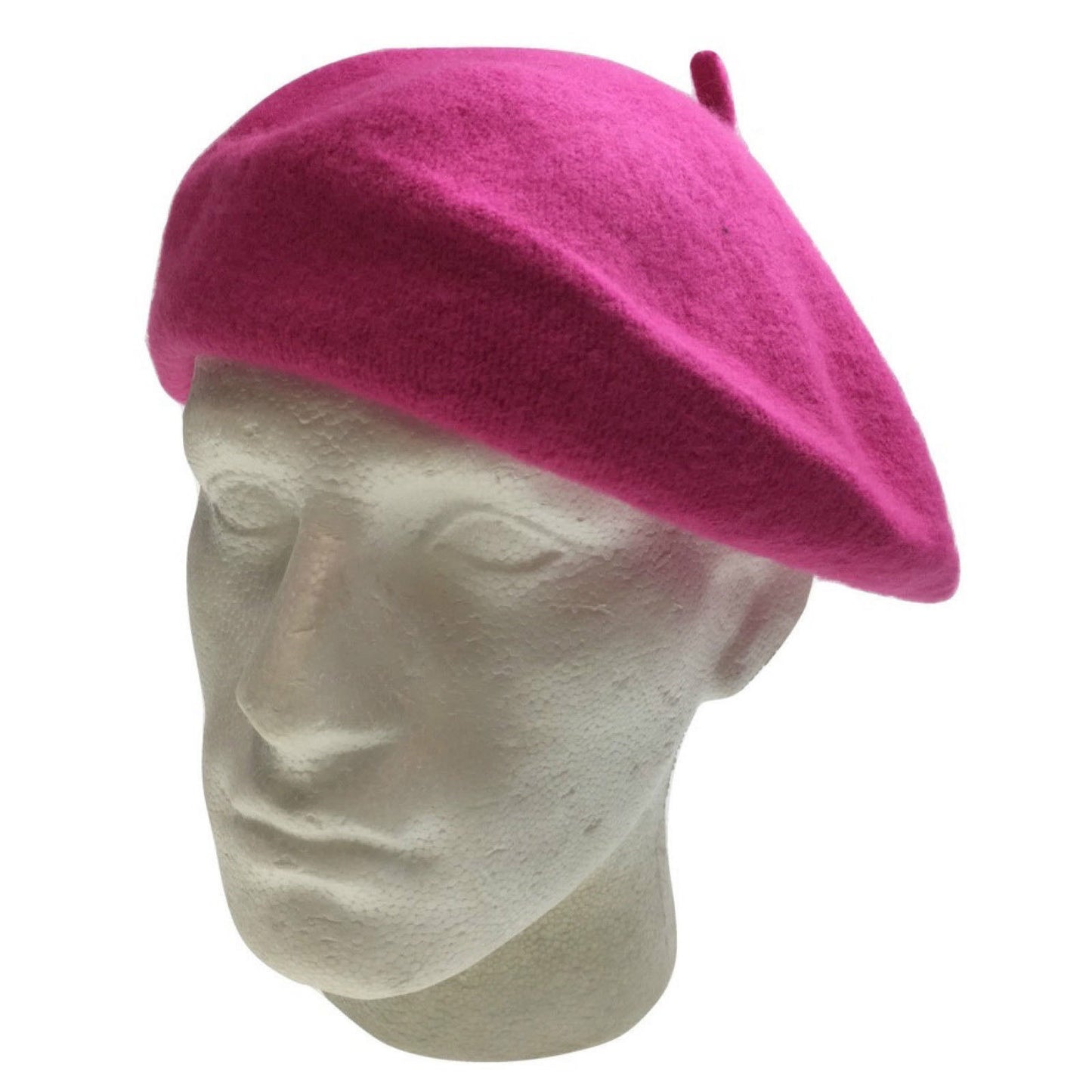 Unisex French Beret Hat Military Army Style Beanie Winter Warm Cap - Pink