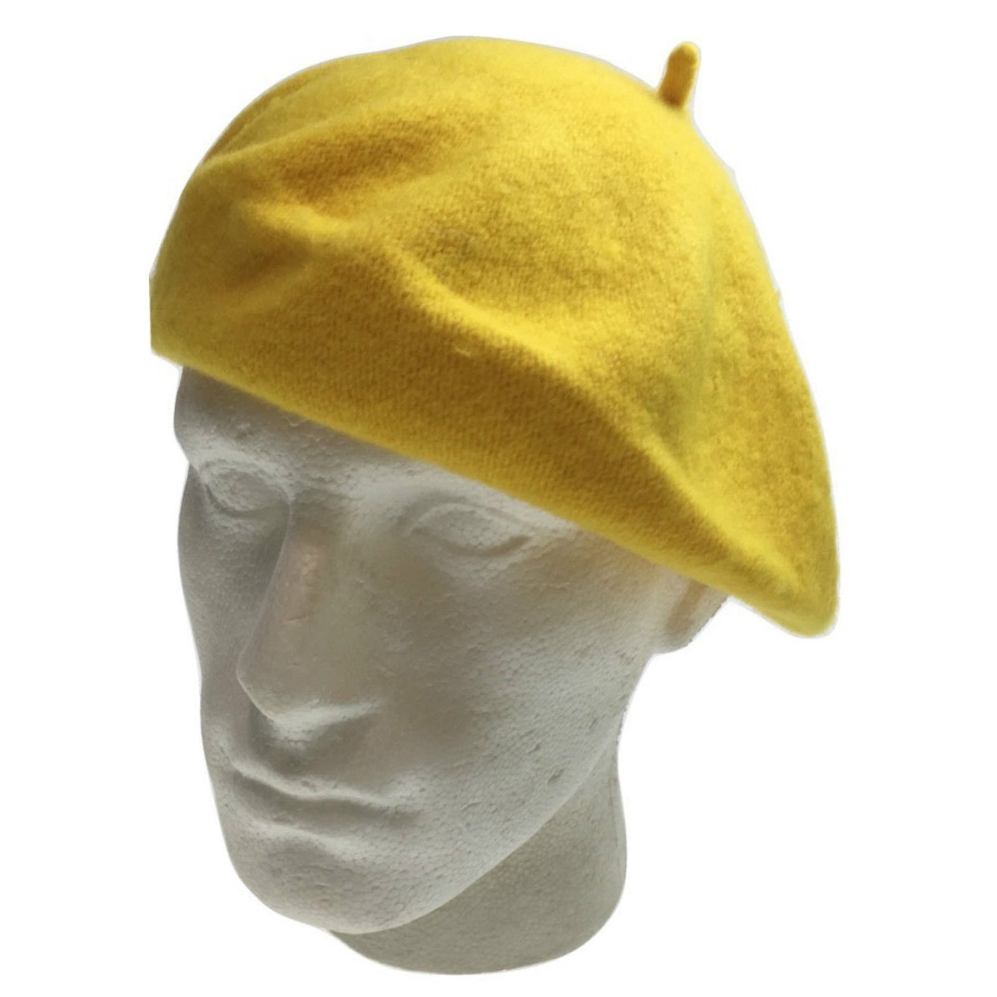 Unisex French Beret Hat Military Army Style Beanie Winter Warm Cap - Yellow