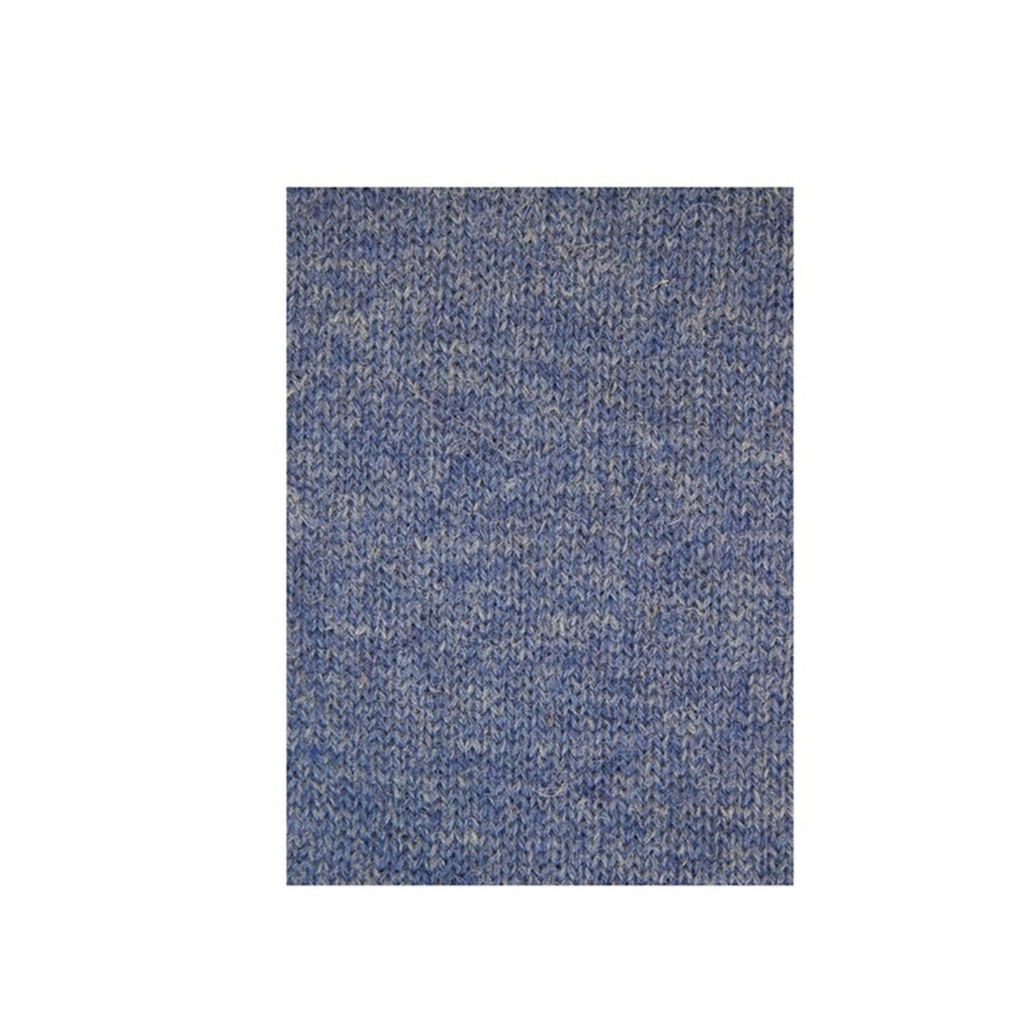 100% Shetland Ragg Wool V Neck Knit Jumper Pullover Mens Sweater Knitted - Sky - M
