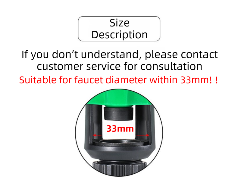 2-Pack Orange Universal Nipple Connector for Mixer Taps up to 3.3CM - Plastic Leak-Proof Hose Fitting, Kitchen & Garden Tap Adapter