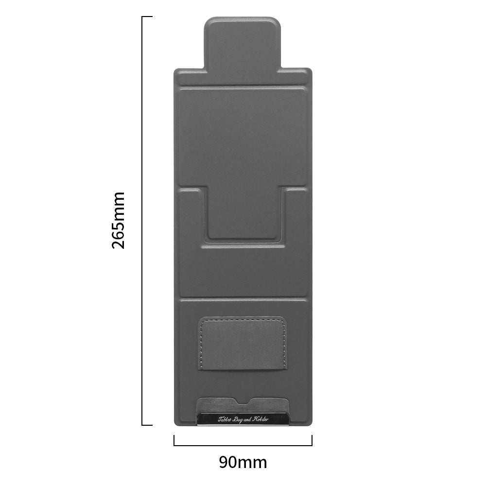2-PCS Brown Portable Foldable Phone Stand with Card Holder – Compact Desktop Mobile Phone Holder for Home, Office, and Travel Use