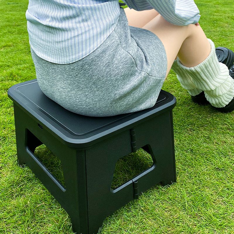 Brown Large Portable Folding Camping Toilet Stool - Capacity Emergency Potty for Car, Outdoor Travel, and Hiking