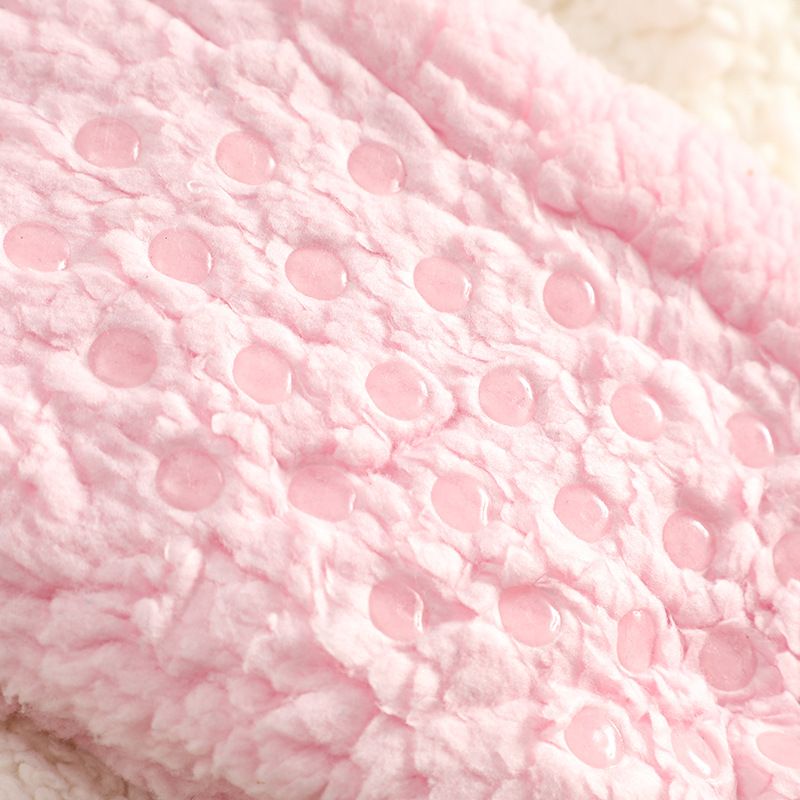 Coffee Winter Women’s Cute Bear Plush Knee High Slipper Socks – Warm Fleece Floor Socks and Sleeping Socks with Non-Slip Grips, One Size for EU 35-40