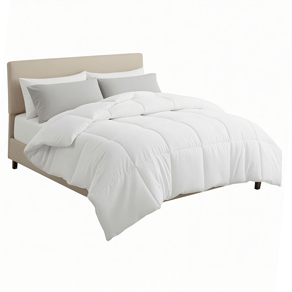 Giselle Bedding King Size 400GSM Microfiber Quilt All Season Duvet Quilts Comforter Winter Summer