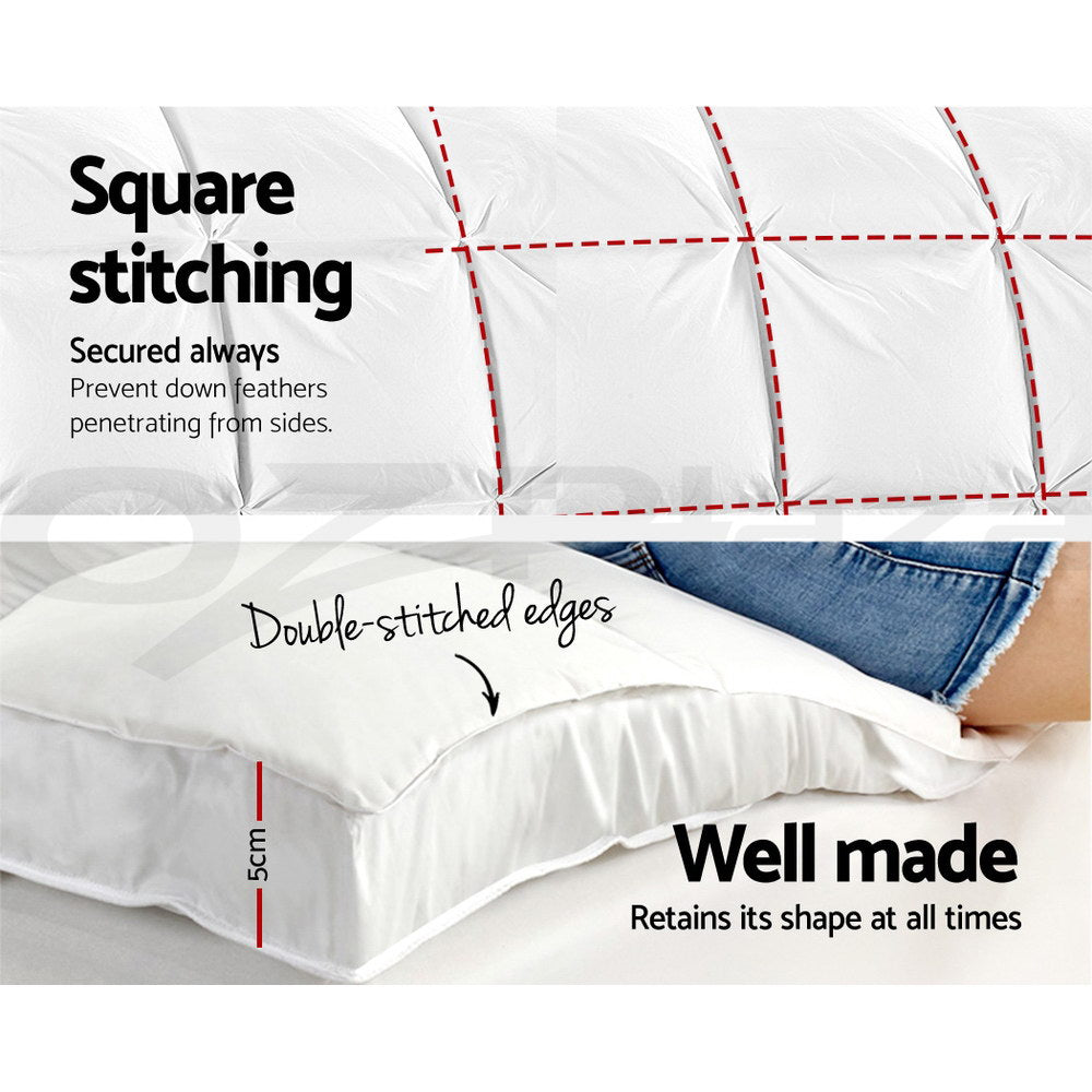 Giselle Bedding 5cm Bamboo Pillowtop Mattress Topper 1000GSM Mattress Pad for Back Pain Relief Washable Breathable Protector with 45cm Deep Pocket Single