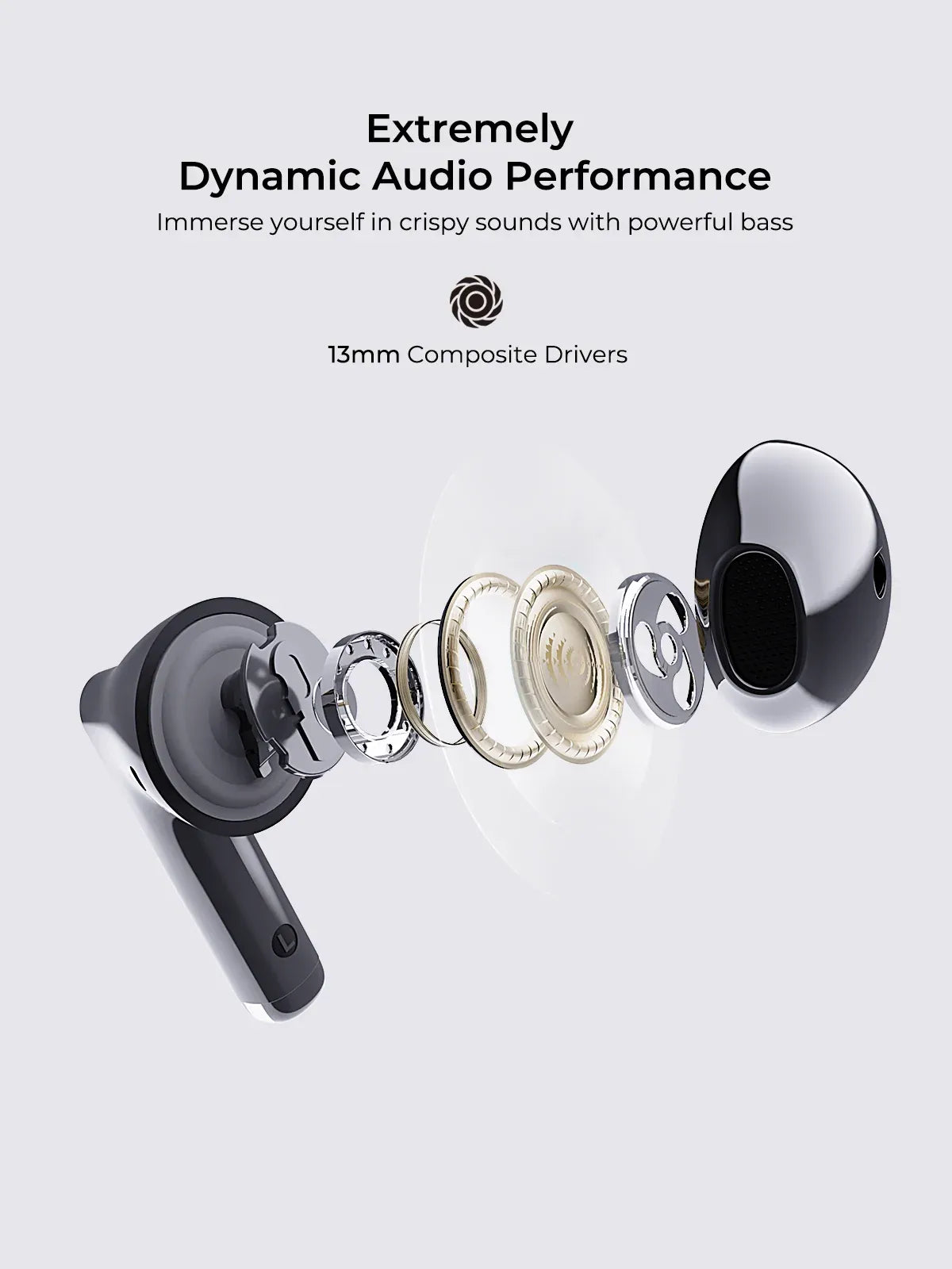 AUKEY Move Flex True Wireless Bluetooth 5.3 Earbuds with ENC, 85ms Low Latency & 25H Battery Life – EP-M4