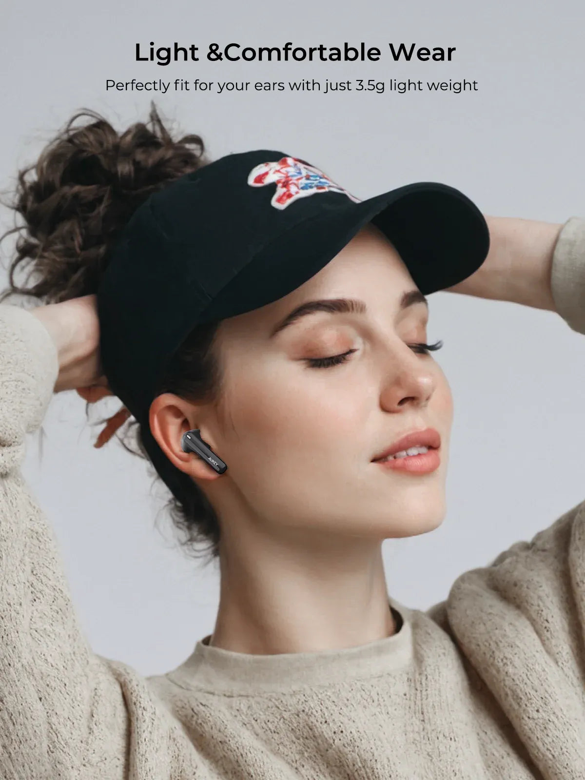 AUKEY Move Flex True Wireless Bluetooth 5.3 Earbuds with ENC, 85ms Low Latency & 25H Battery Life – EP-M4