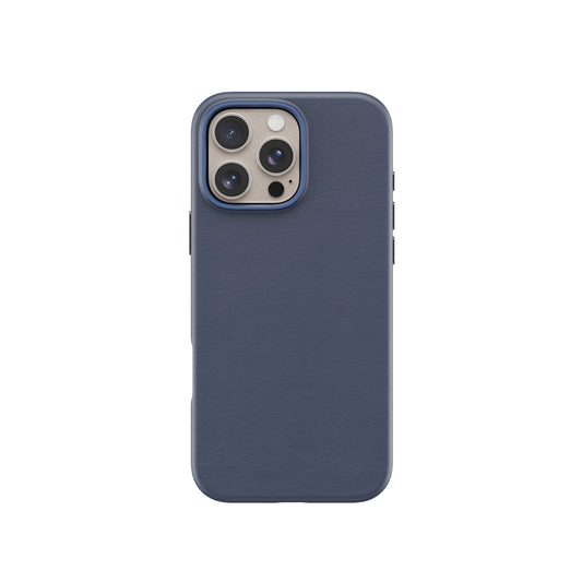 Lovefone Genuine Crafted Leather Case iPhone 13 Pro Max Navy