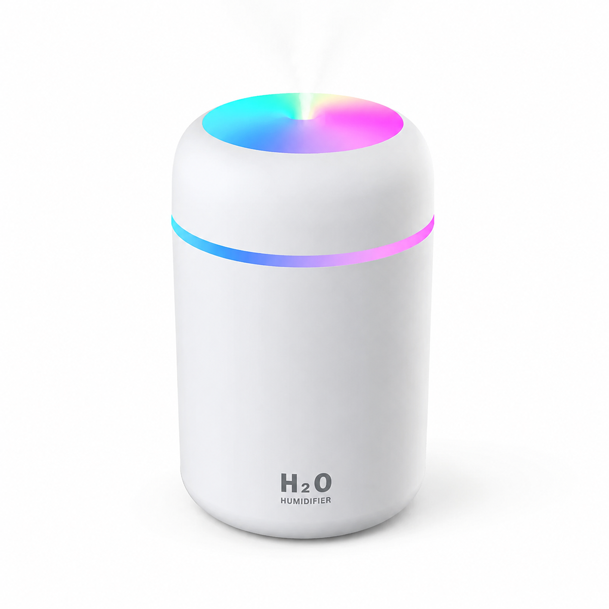 Living Today Mini Ultrasonic Humidifier USB LED Night Light 2 Mist Modes 300ml