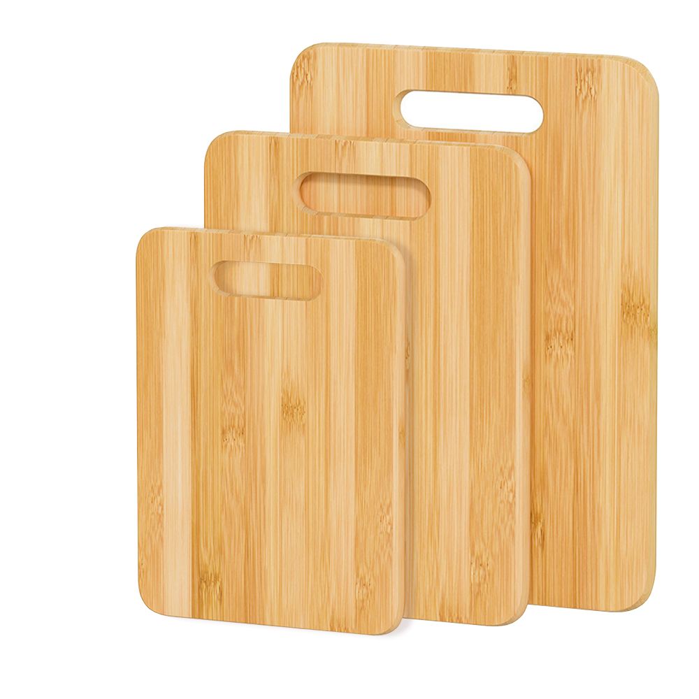 3-Piece Bamboo Cutting Board Set – Cheese, Fruit, Vegetable & Kitchen Chopping Boards