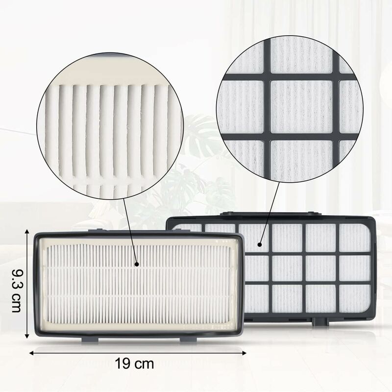 Rowenta RO76XX Vacuum Cleaner HEPA Filter Replacement ZR903701 for Silence Force Cyclonic Model
