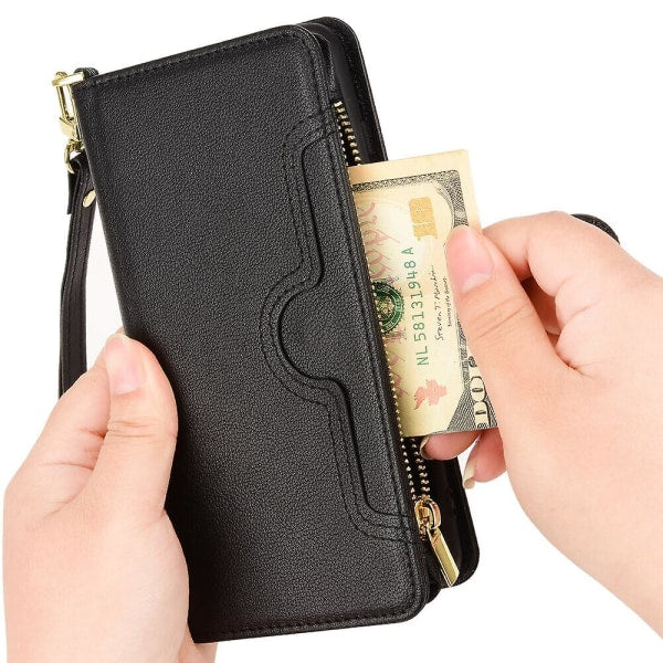 Compatible with Samsung Galaxy S21 5G Case Magnetic Leather Wallet Samsung Card Holder Protective Cover