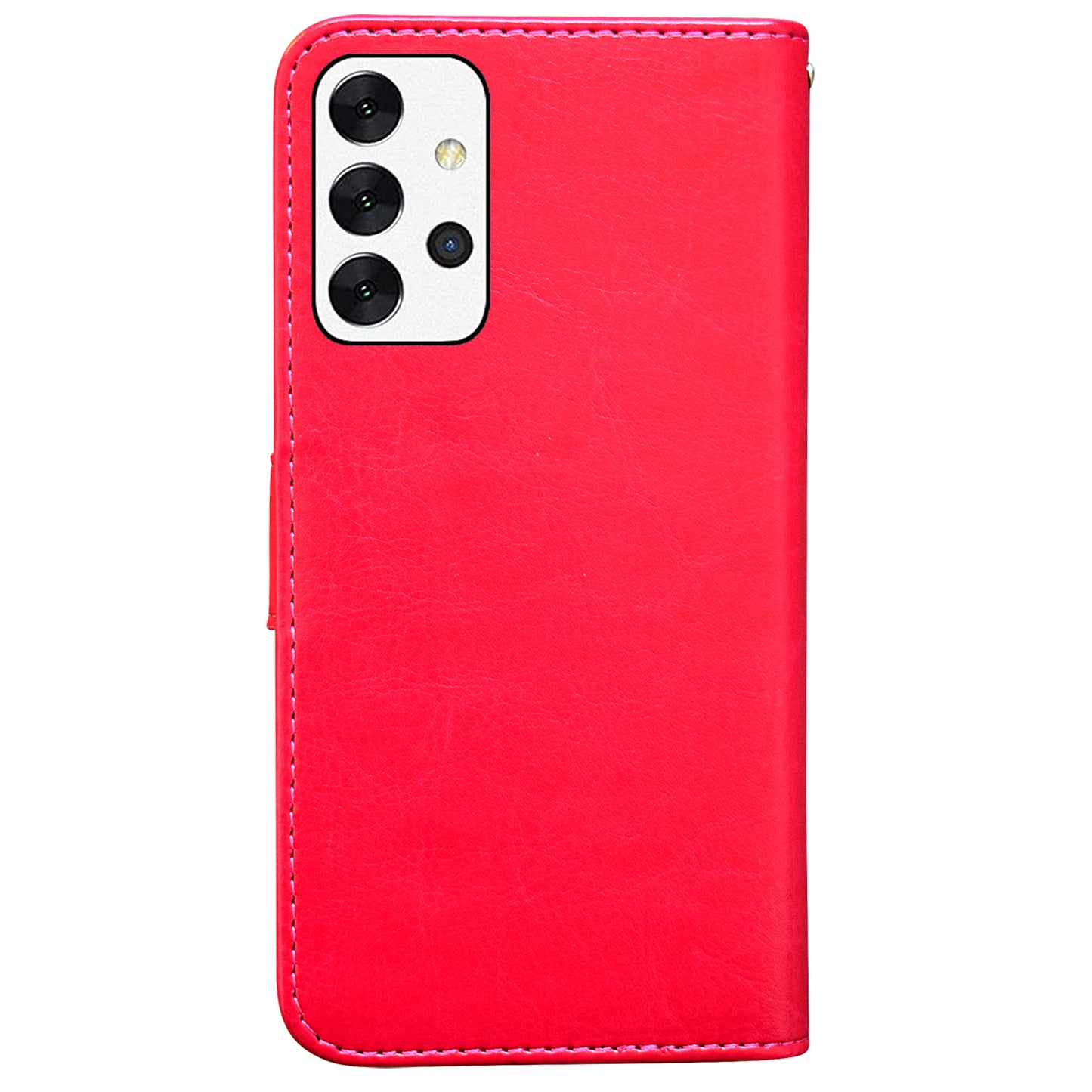 Compatible with Samsung Galaxy A32 5G Leather Case Protection White Max White