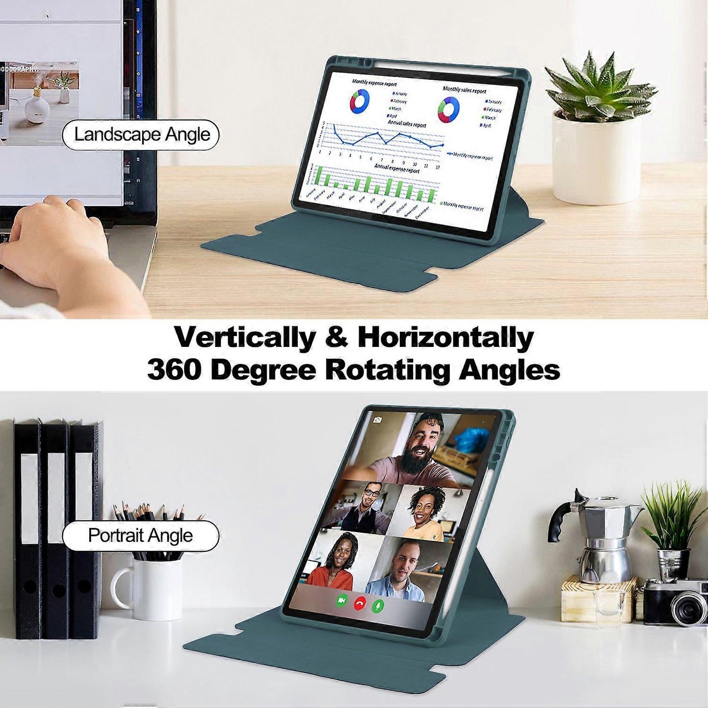 Lenovo Tab M11 Xiaoxin Pad 11 2024 Tablet Cover with Bluetooth Keyboard Stand PU Acrylic Case Compatible with Lenovo Multicolor Style C