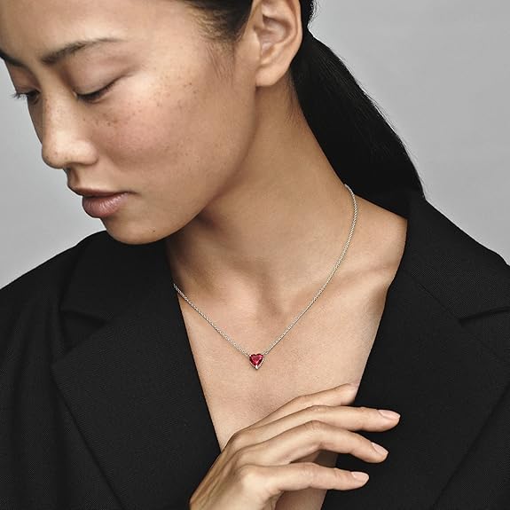 1 Timeless Red Heart Necklace