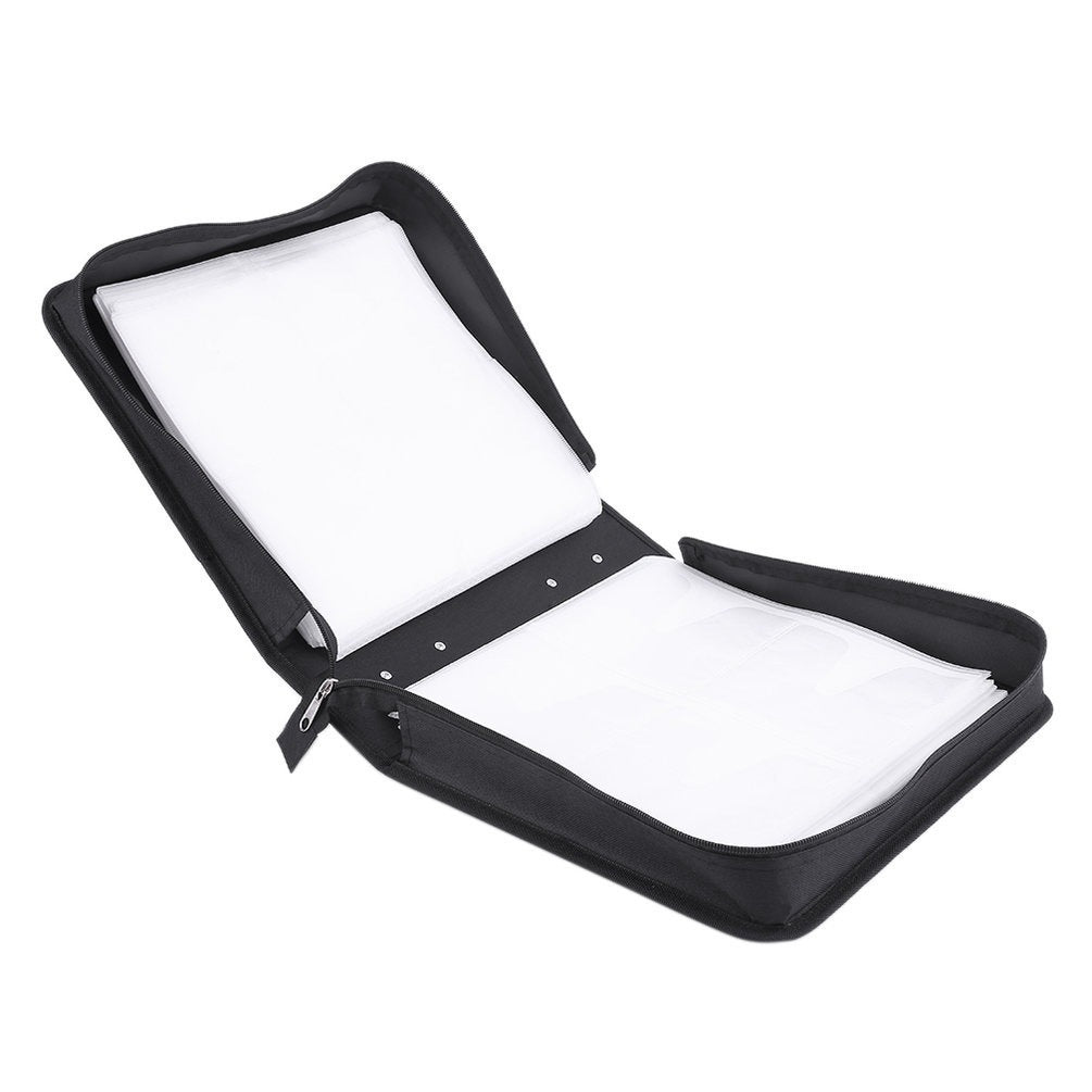 High Quality PU Leather CD DVD Storage Case Holds 400 Discs