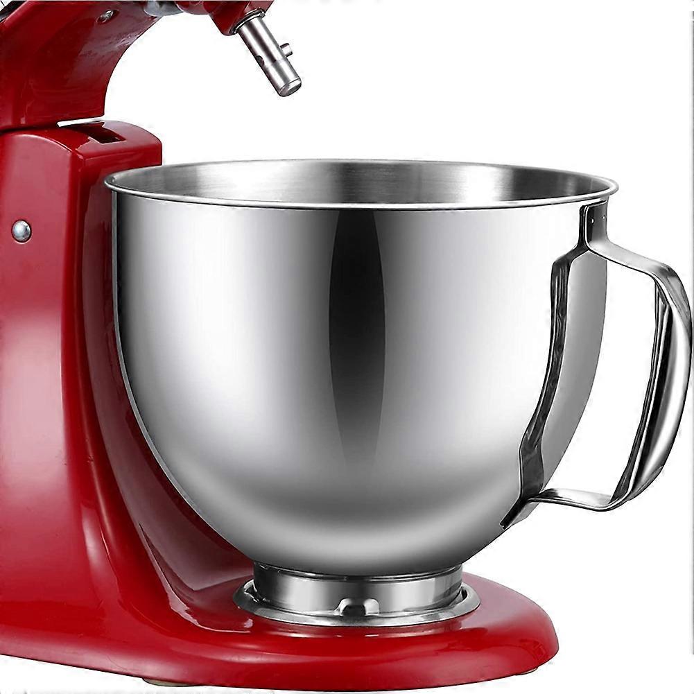 KitchenAid Mixer Bowl Stainless Steel Compatible with KitchenAid 4.5-5 Quart Tilt Head Stand Mixer Silver