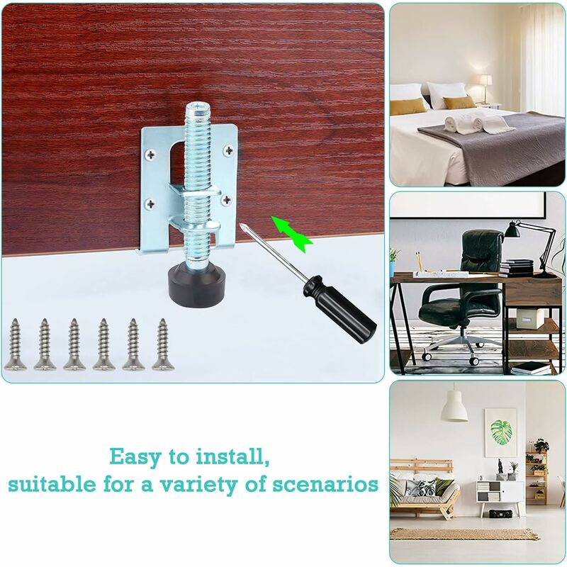 Adjustable Furniture Leveling Feet Galvanized Iron M10 Levelers For Furniture, Tables, Cabinets, Workbenches And