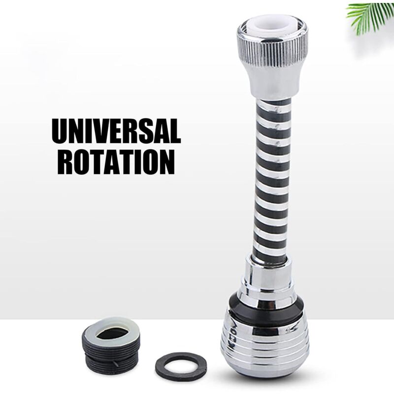 360 Degree Flexible Kitchen Faucet Sprayer, Faucet Nozzle, Kitchen Faucet Head Replacement, Sink Hose Accessory For